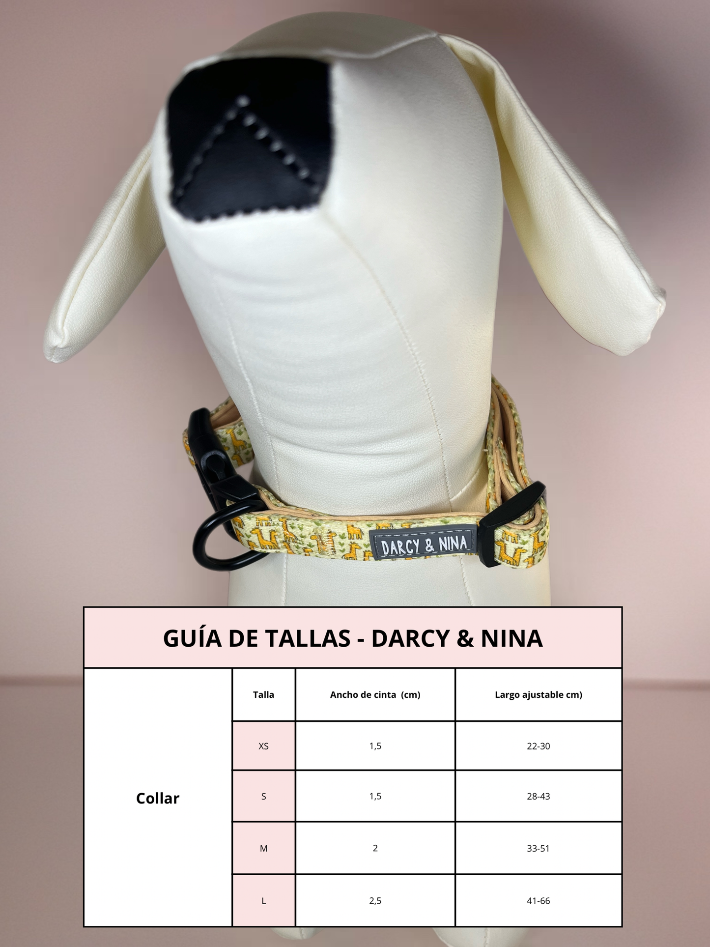 Collar Safari Giraffe - Darcy & Nina