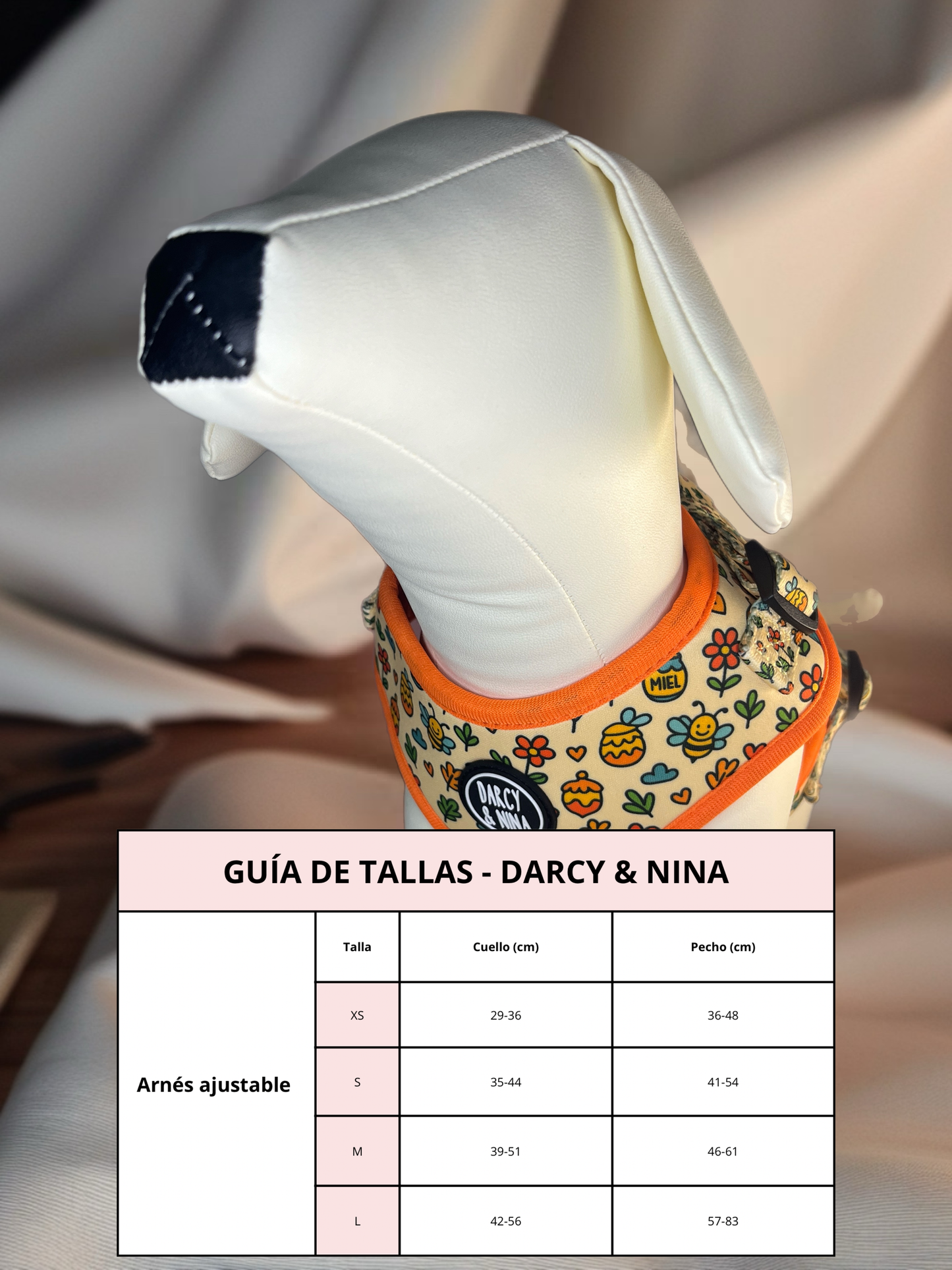 Arnés Honey Bloom - Darcy & Nina