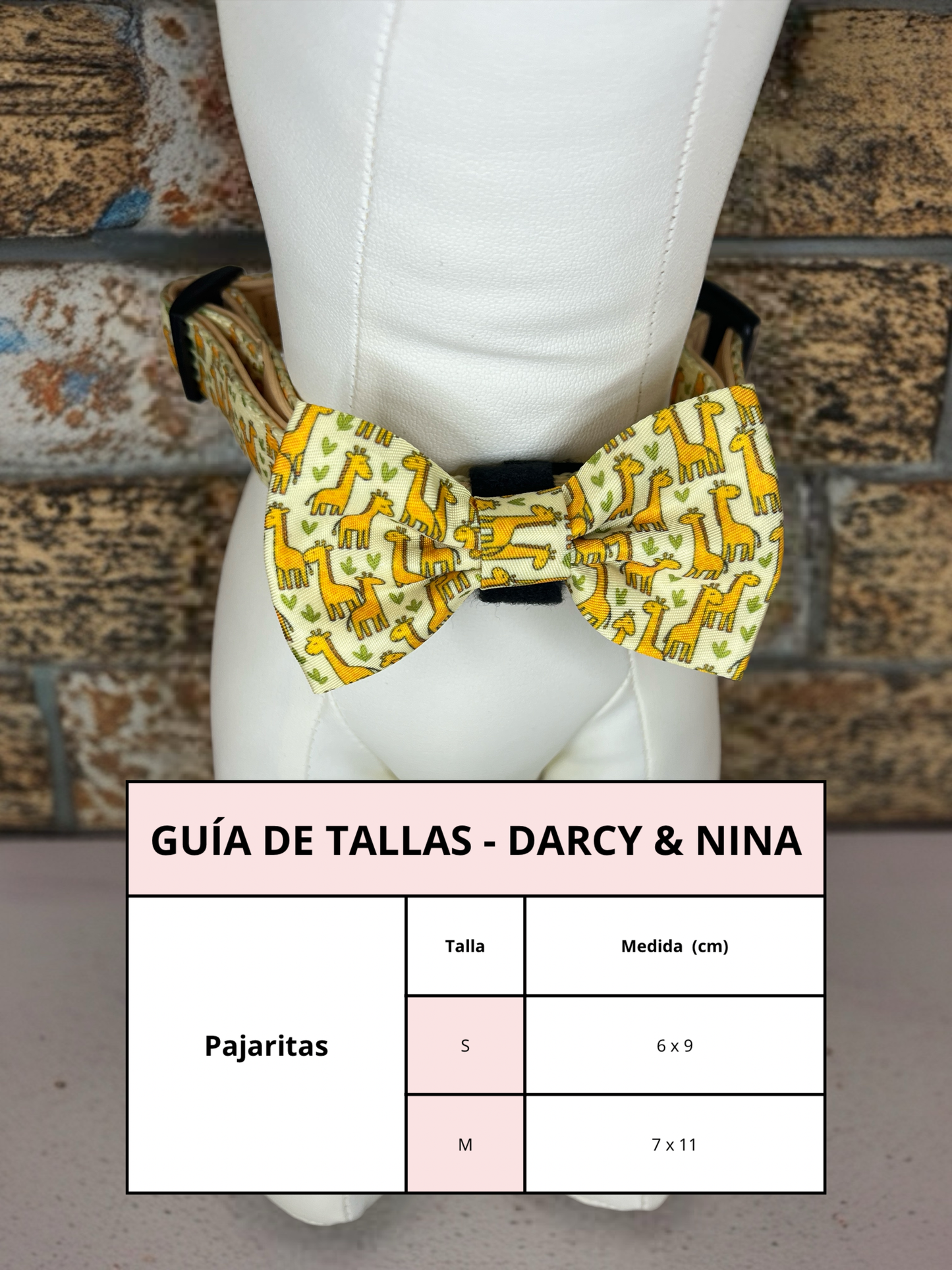 Pajarita Safari Giraffe - Darcy & Nina