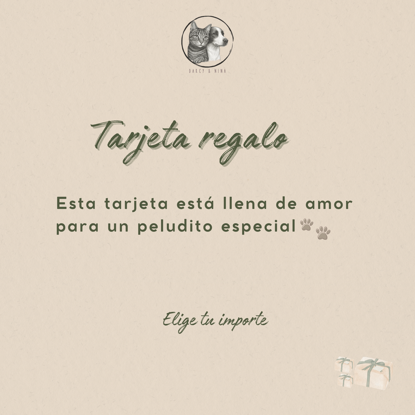 Tarjeta regalo Darcy & Nina🎁