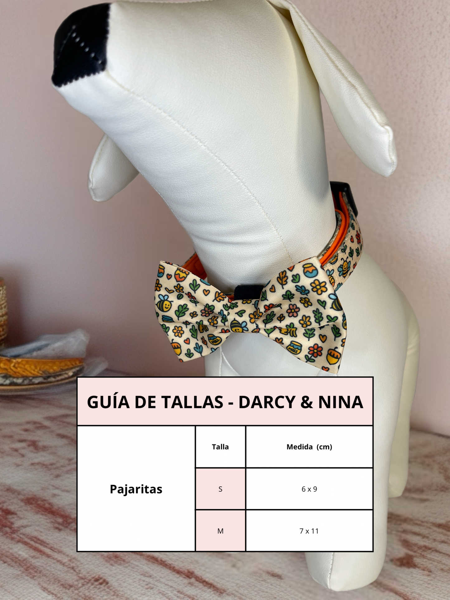 Pajarita Honey Bloom - Darcy & Nina