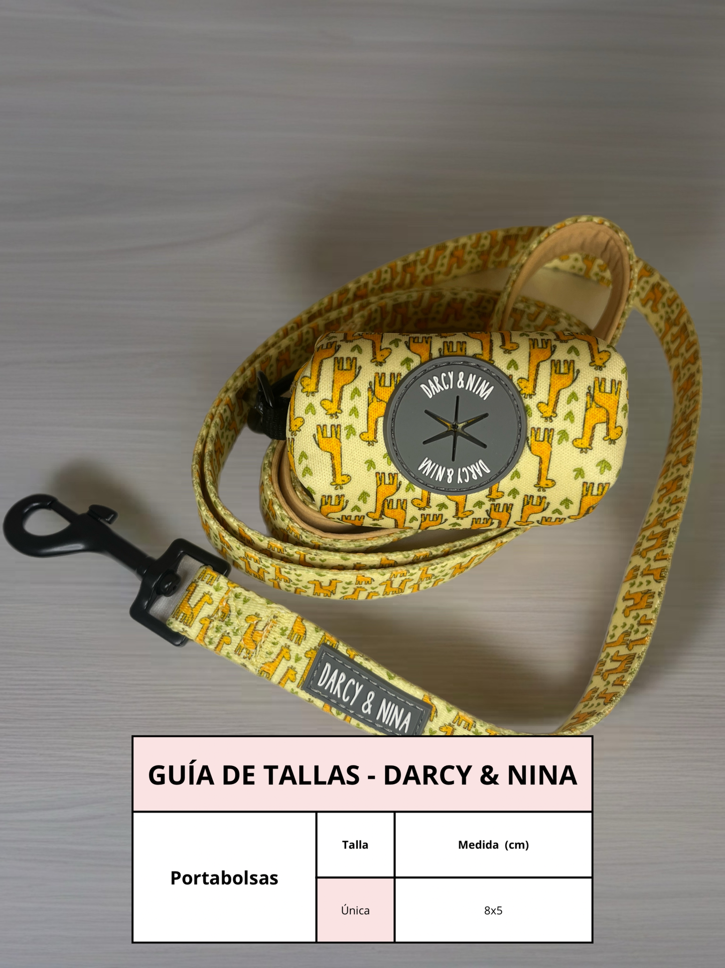 Portabolsas Safari Giraffe - Darcy & Nina