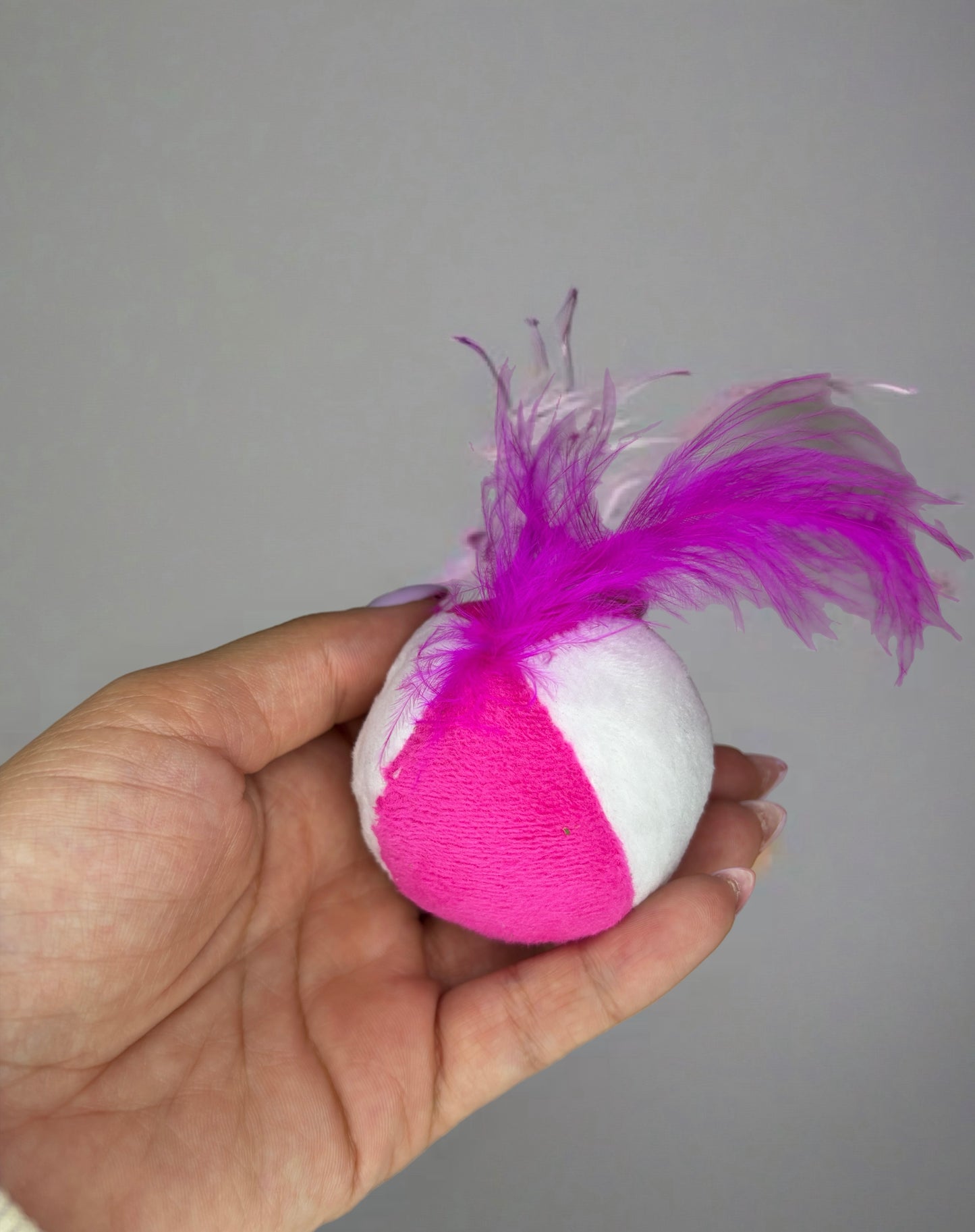 Juguetes para gato con plumas y sonido